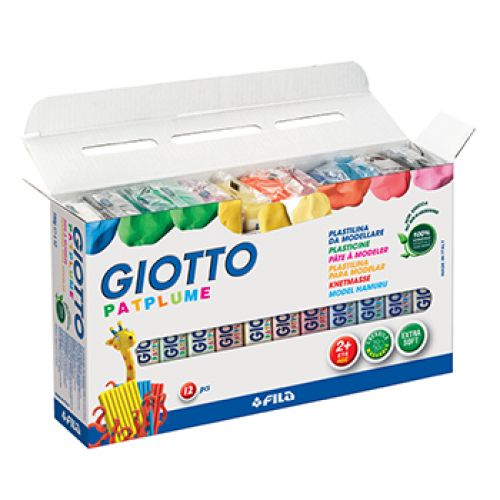 Plasticina Giotto Patplume Conjunto Sortido 12x150gr , Giotto , 160511900 , 8000144511914